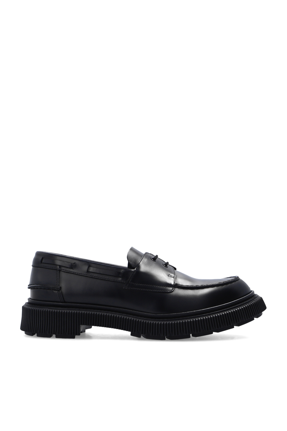 Black 'Type 174' leather shoes Adieu Paris - IetpShops Qatar